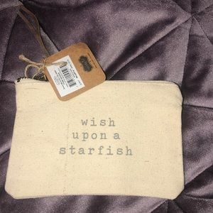 MUD PIE cosmetics bag/wristlet BRAND NEW WITH TAGS